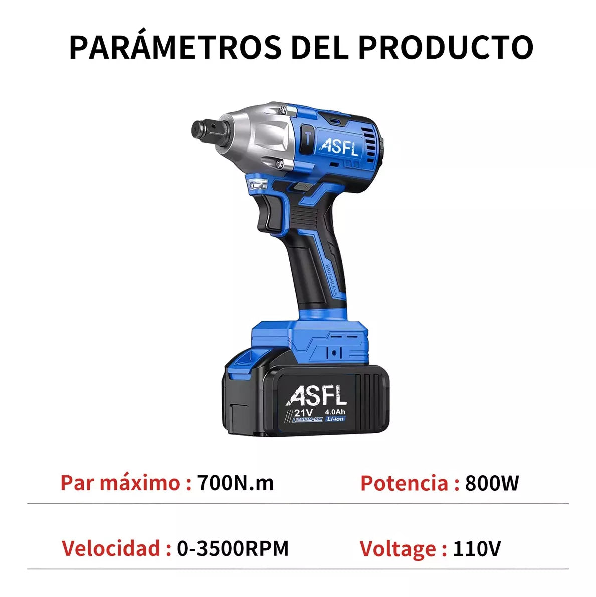 Llave Pistola De Impacto 2 Baterias 🔧