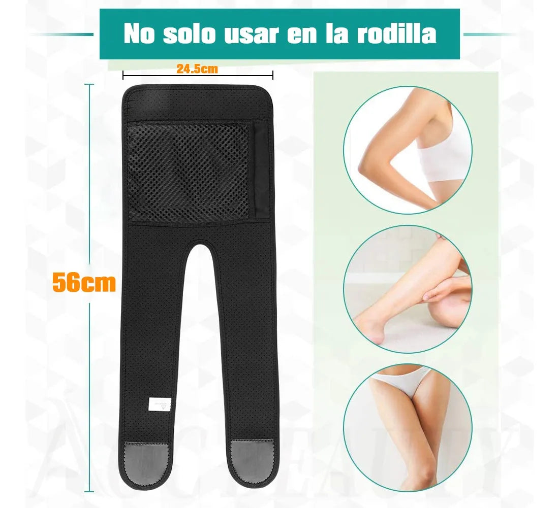Rodillera terapeutica con calor 💆♂️🔥