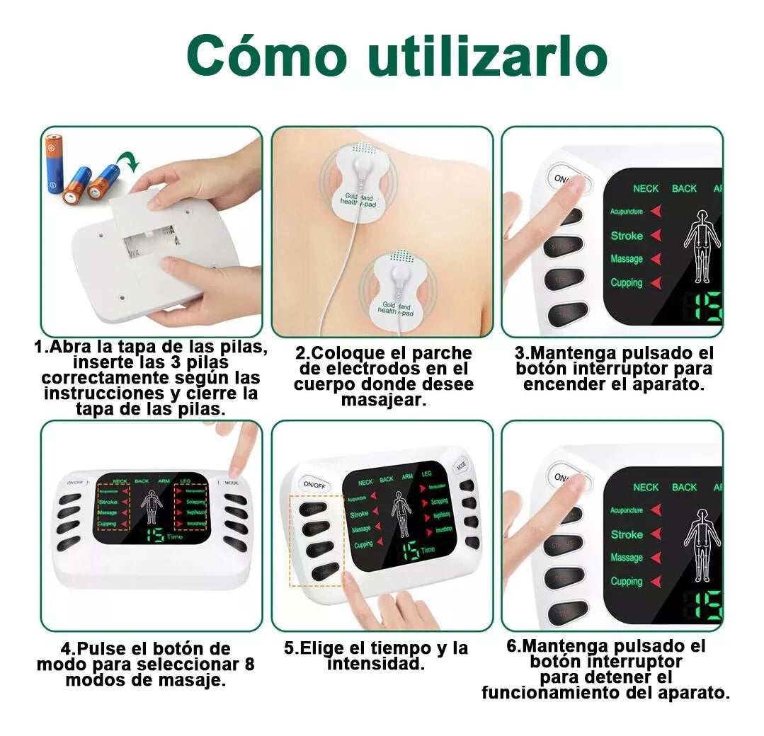 Electroestimulador Masajeador Corporal 💆♂️💆♀️