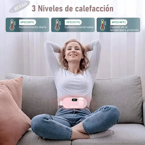 Almohadilla termica con masajeador para colicos 💆♀️