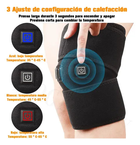 Rodillera terapeutica con calor 💆♂️🔥
