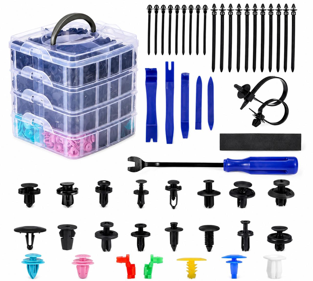 Kit De Grapas Y Sujetadores Para Auto