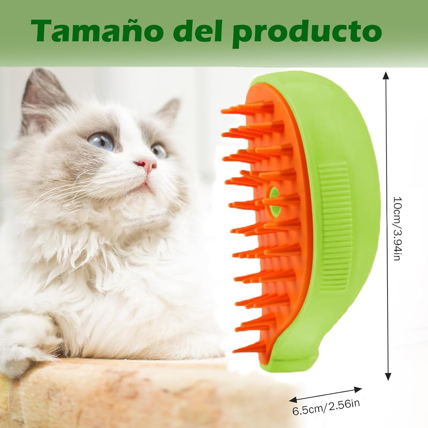 OFERTA 2X1 Cepillo Vaporizador mascotas quitapelos 🐶🐱 3 en 1 ✨
