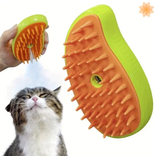 OFERTA 2X1 Cepillo Vaporizador mascotas quitapelos 🐶🐱 3 en 1 ✨