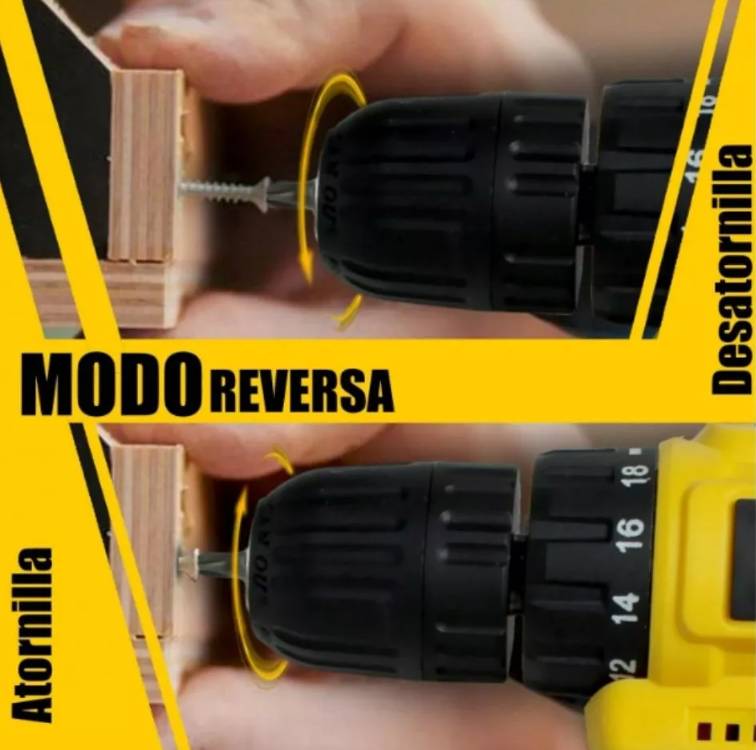 Taladro Electrico Inalambrico 2 Baterias 🔋 strongtool®