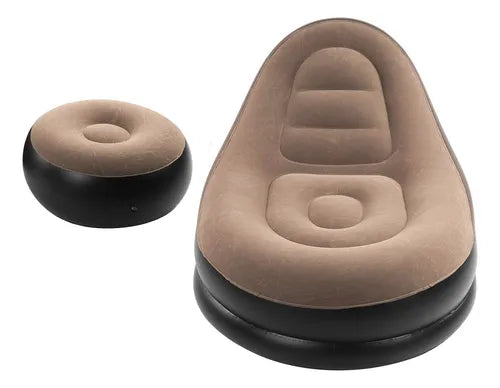 Sillón Inflable con Reposapiés conforthome® 🏡
