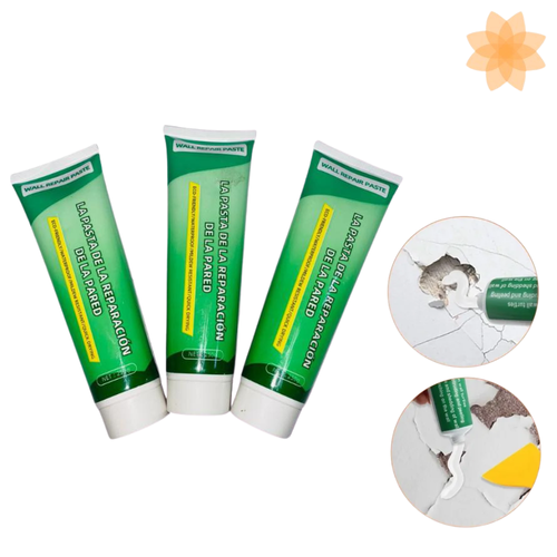 3x1 Pastas para reparar Paredes y resanar 🧱 (250 gramos cada tubo)