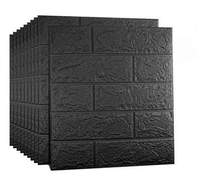 Tapiz Ladrillo Negro 10 Piezas 38x35cm 🧱
