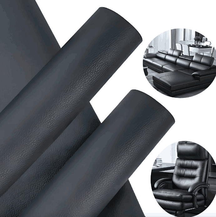 Rollo Reparador Autoadhesivo Para Cuero negro 50x140 cm