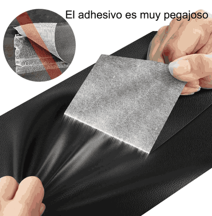 Rollo Reparador Autoadhesivo Para Cuero negro 50x140 cm