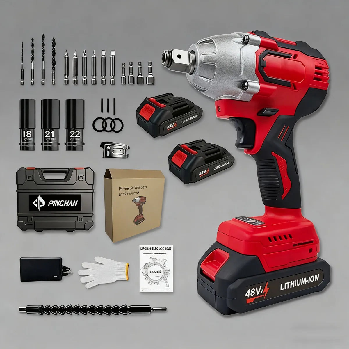 Llave Pistola De Impacto 2 Baterias 🔧