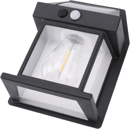 2x1 lampara solar led con sensor 🕯💡