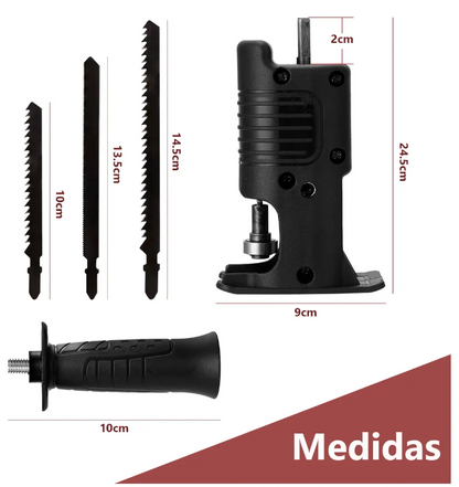 Convertidor De Sierra Para Taladro Electrico ⚡