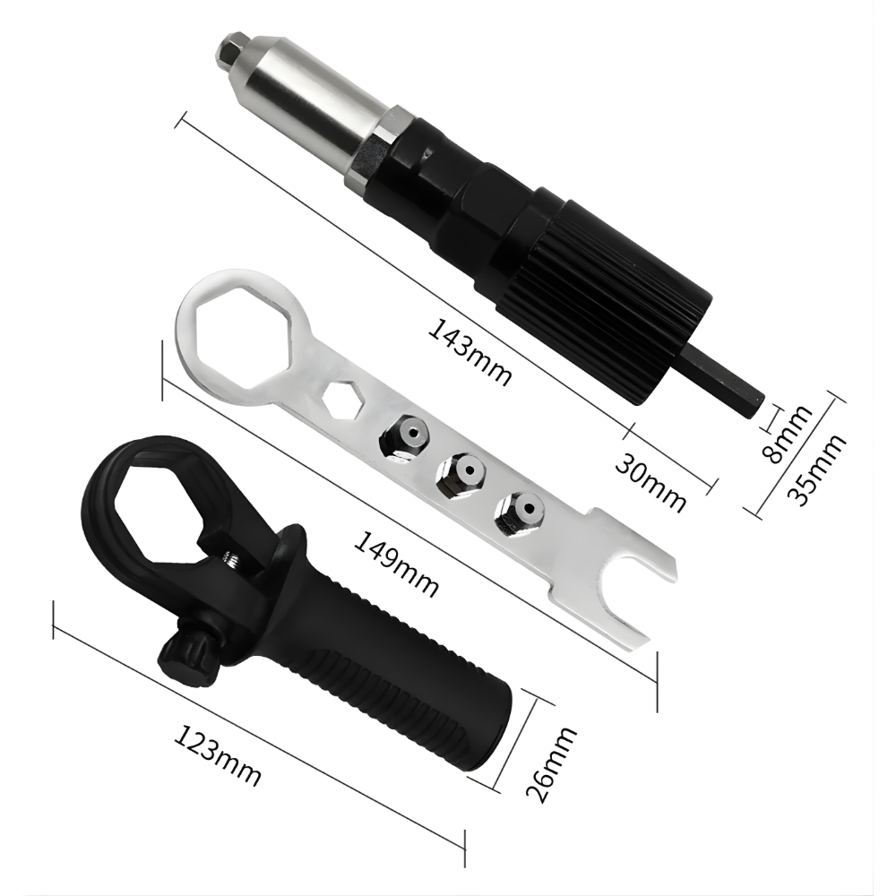 Adaptador Remachadora Para Taladro 🧰🛠