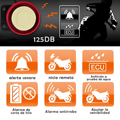 Alarma Antirrobo Con Encendido Para Moto 🏍