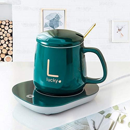 Taza Con Base Calentadora 🍵