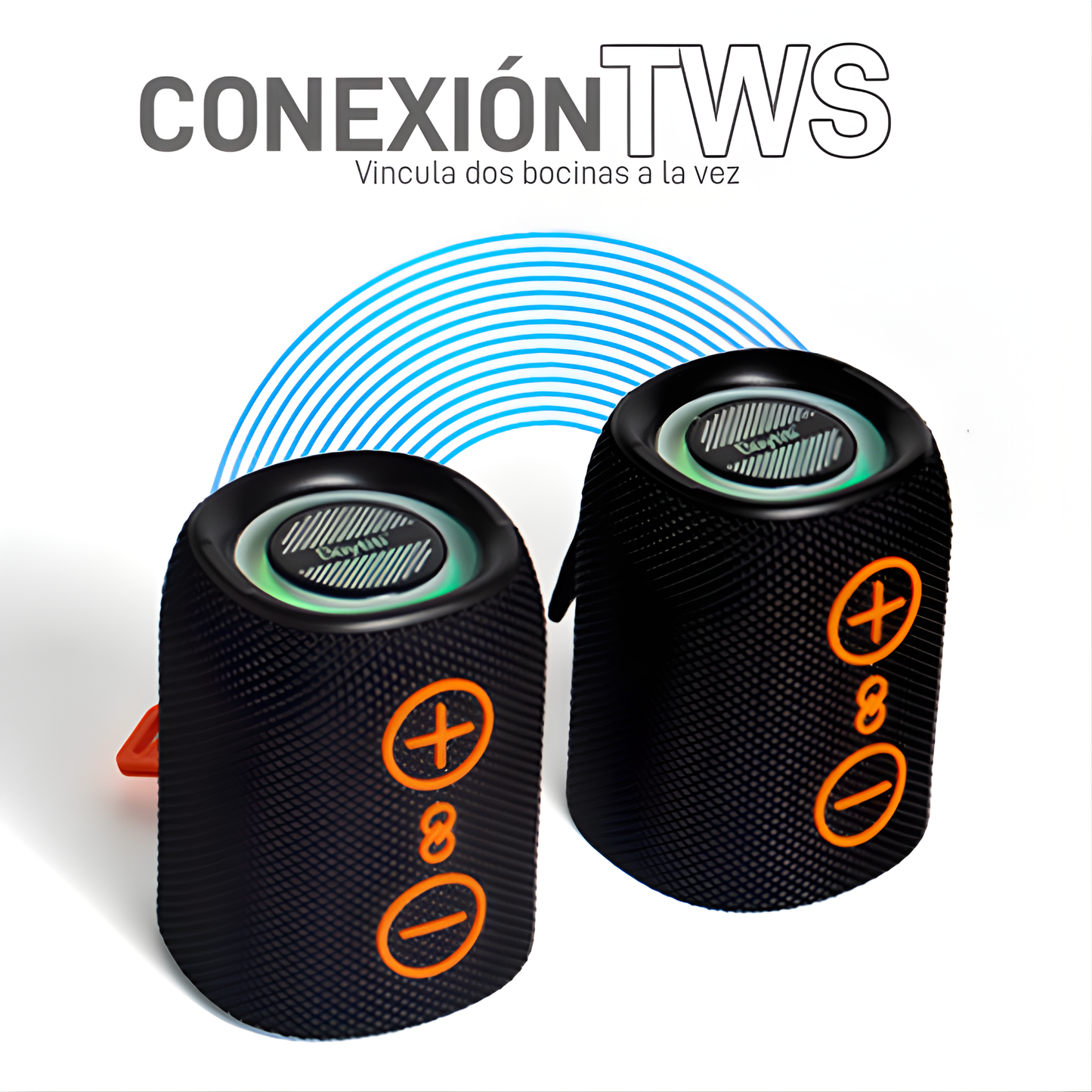 Bocina Bluetooth 2 en 1 TWS  🎶 | Resistente a Salpicaduras