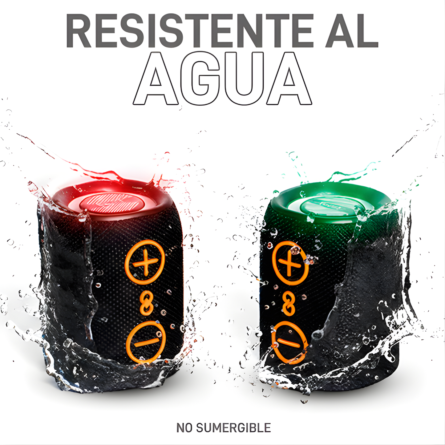Bocina Bluetooth 2 en 1 TWS  🎶 | Resistente a Salpicaduras