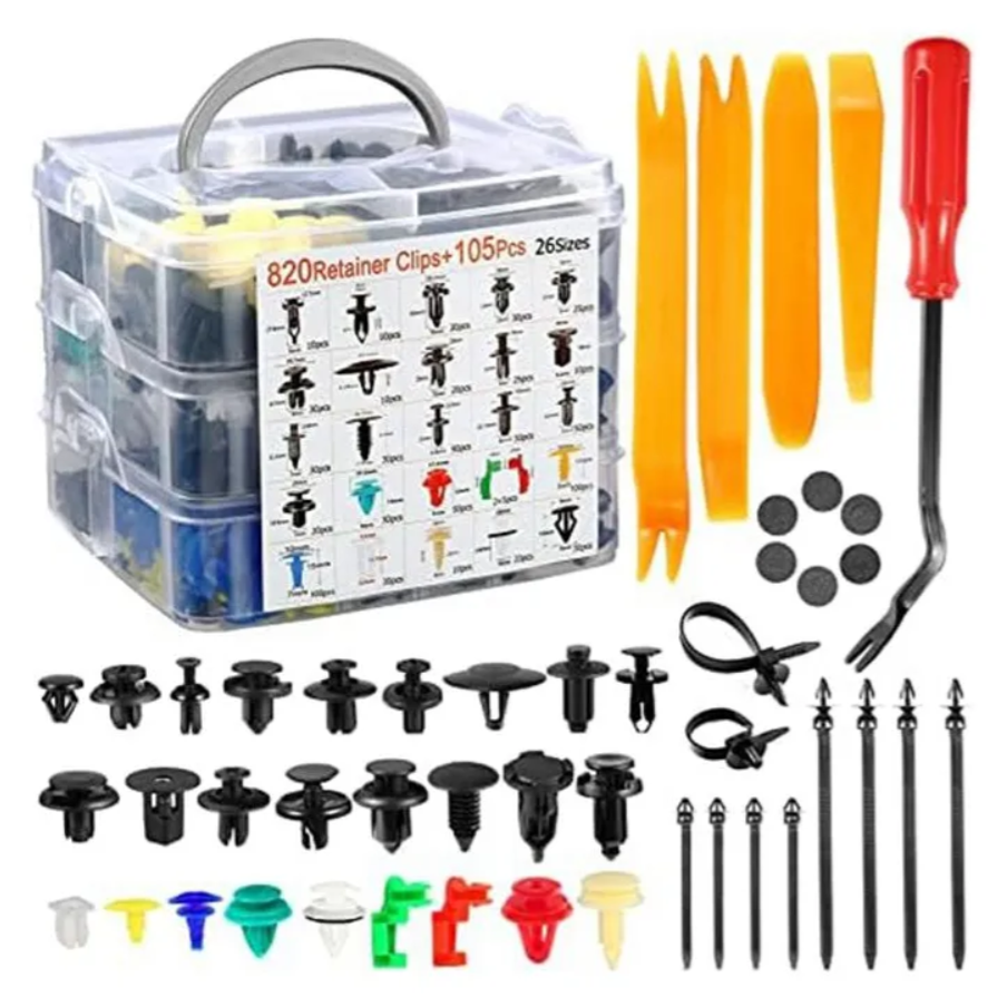 Kit 925 Pcs Grapas Automotrices/con Herramientas Incluidas 🚗🛠