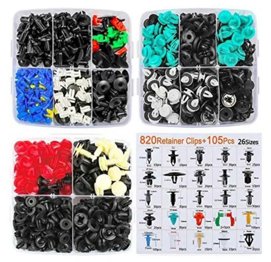 Kit 925 Pcs Grapas Automotrices/con Herramientas Incluidas 🚗🛠
