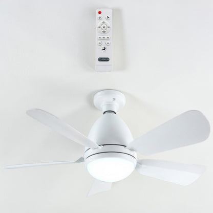 Ventilador con foco led 2 en 1
