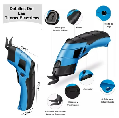 Tijeras Eléctricas Profesionales: Corta Sin Esfuerzo y Sin Dolor ✂️