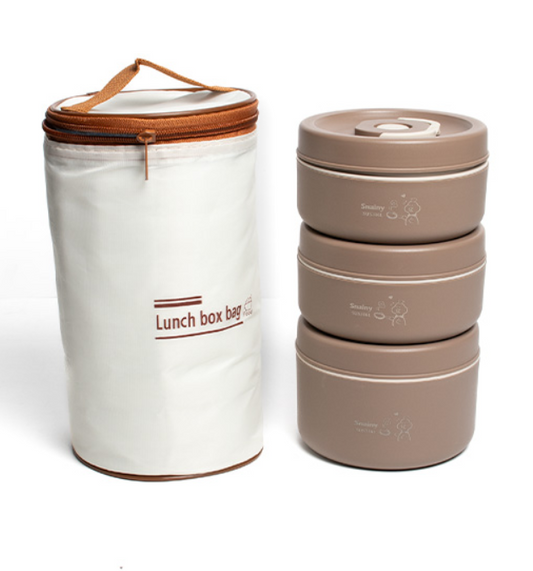 Lonchera Termica Con 3 Tupper