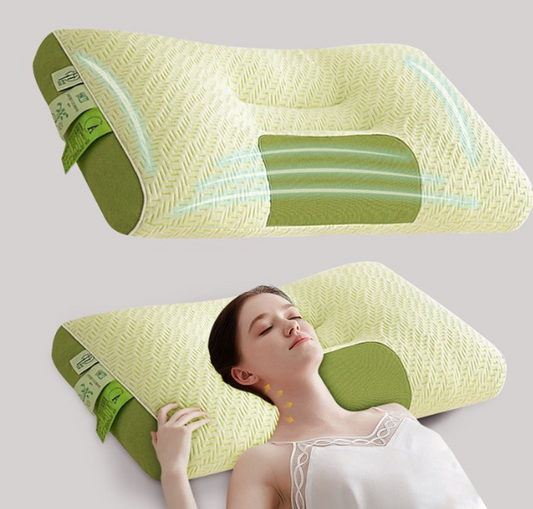Kit 2 Almohadas Ortopédicas Ergonómicas de Microfibra | Frescas y Cómodas