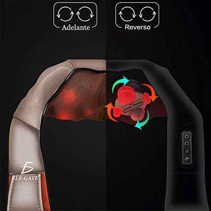 Masajeador de Cuello y Hombros 3D con calor 🔥💆‍♂️