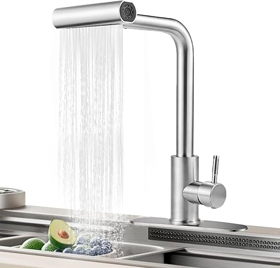 Grifo Largo Giratorio 360° 🚿