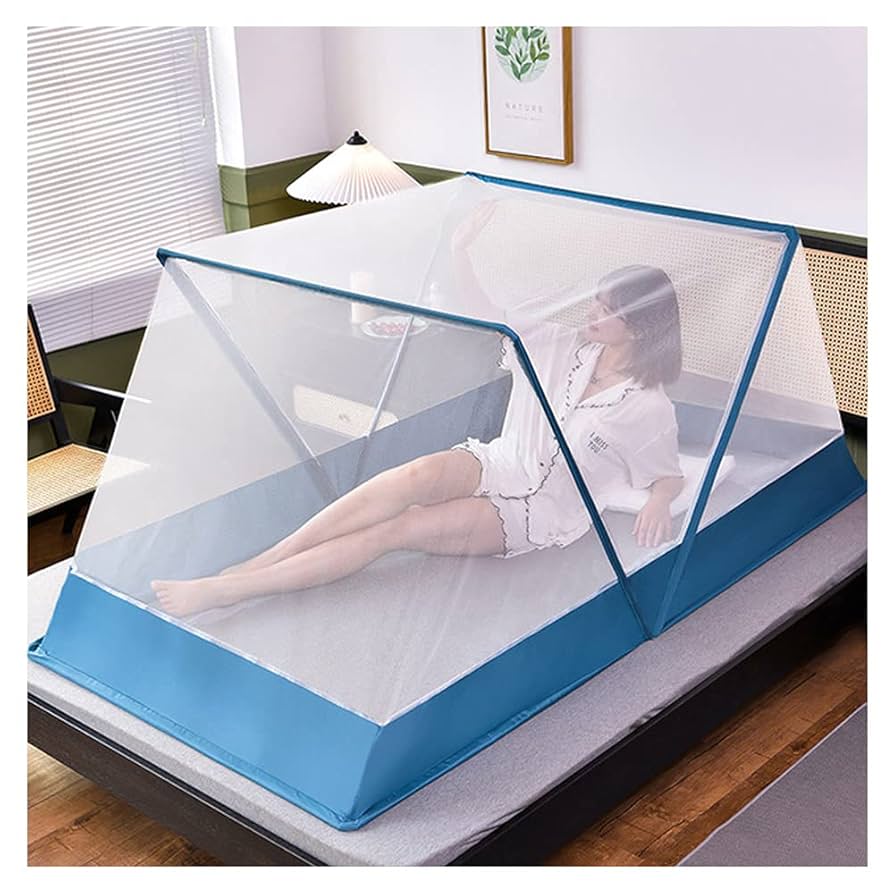 2x1 Mosquitera Plegable Facil Cama Acampar 1.3 Metros x 1.8 Metros 🦟🛌 (Copia)