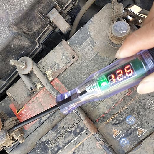 Probador de Circuitos Pro con Pantalla LED y Punta de Acero 🪛