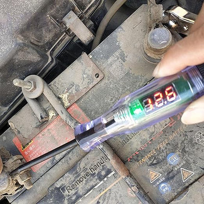 Probador de Circuitos Pro con Pantalla LED y Punta de Acero 🪛