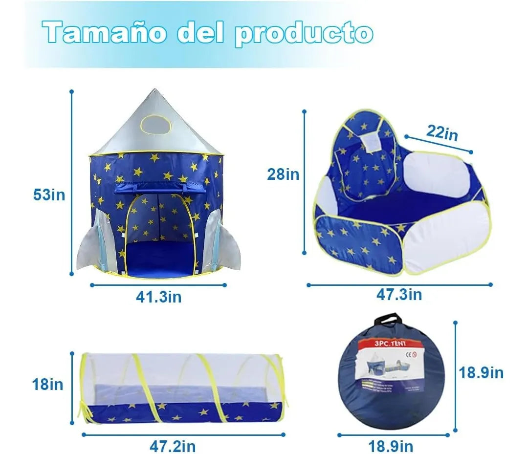 Carpa Casita 3 En 1 Para Ninos De Juego 🏰👦