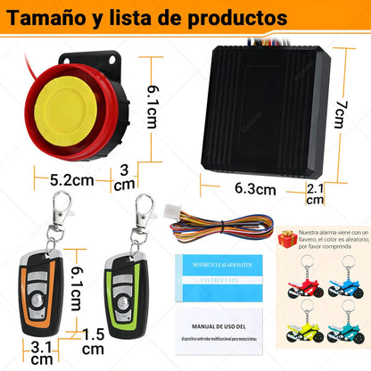 Alarma Antirrobo Con Encendido Para Moto 🏍