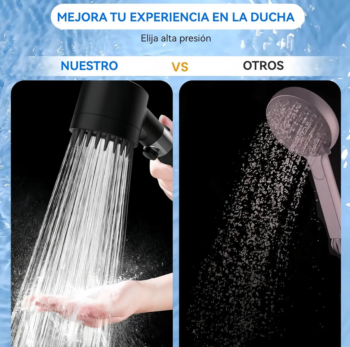 Regadera ducha masajeadora de baño 💆‍♀️ 🚿