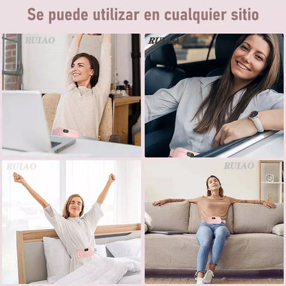 Almohadilla termica con masajeador para colicos 💆‍♀️