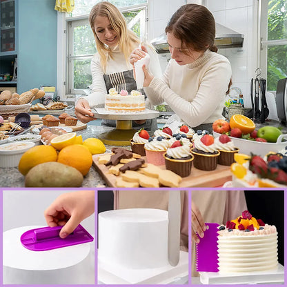 Kit Pasteleria y Reposteria 137 Piezas con Base Giratoria 🥧