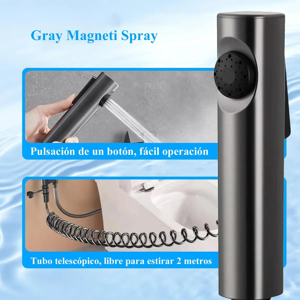 Pulverizador de bidet para inodoro 🚿