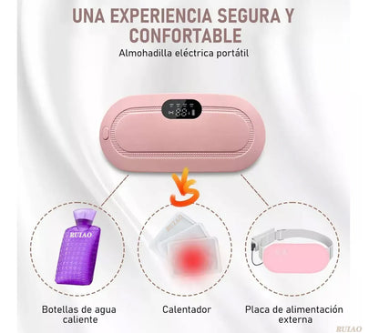 Almohadilla termica con masajeador para colicos 💆‍♀️