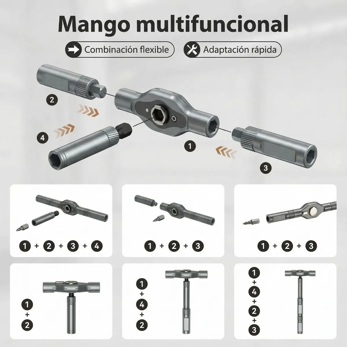Destornillador de Trinquete Magnético 24 en 1 I Kit Profesional de Precisión 🛠
