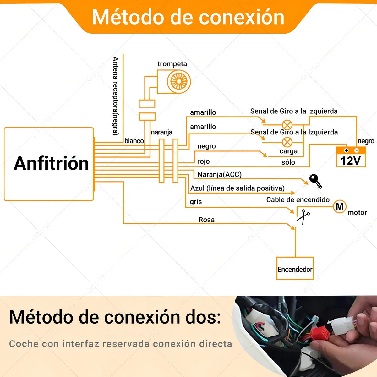 Alarma Antirrobo Con Encendido Para Moto 🏍