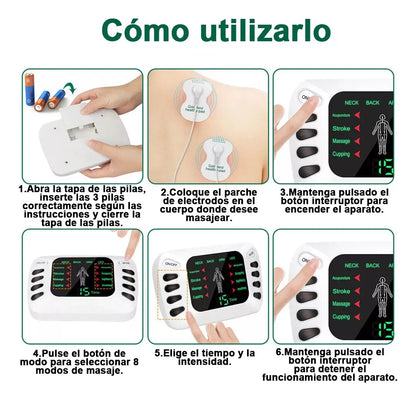 Electroestimulador Masajeador Corporal 💆‍♂️💆‍♀️