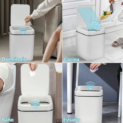 Cesta Con Sensor Inteligente 🚮🗑