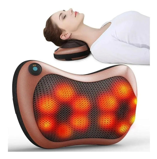 Almohada masajeadora con calor 💆🏻‍♀️💆🏻‍♂️