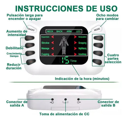Electroestimulador Masajeador Corporal 💆‍♂️💆‍♀️
