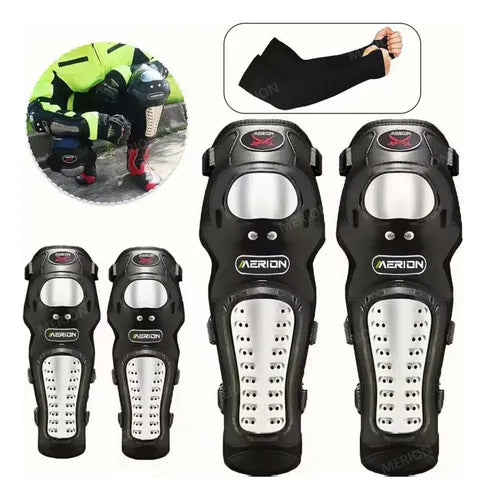 Rodilleras Y Coderas Motociclista Proteccion 🛵
