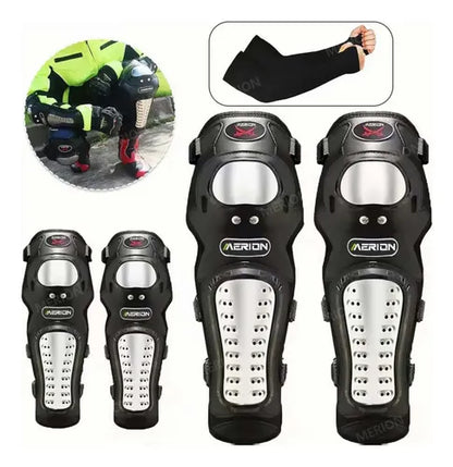 Rodilleras Y Coderas Motociclista Proteccion 🛵
