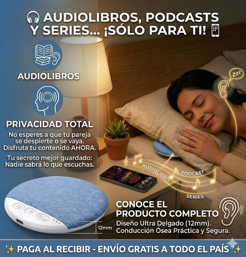 Bocina Tipo Almohada Bluetooth Dormir 😴