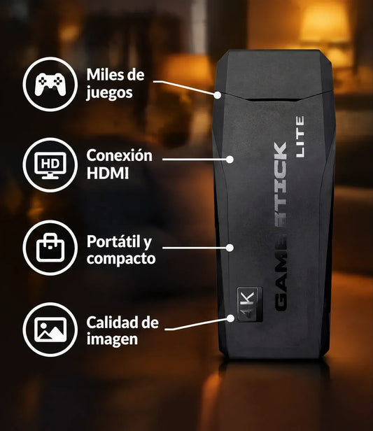 Consola Retro Game Stick Lite 4k Hdmi 64